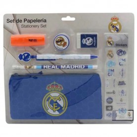 канцеларски,принадлежности,real,madrid,pencil,case,set,7,units,multicolor,(clear)