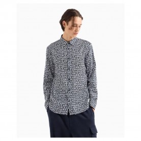 риза,с,дълъг,ръкав,мъжки,ризи,armani,exchange,6dzc45,znzrz,long,sleeve,shirt,black