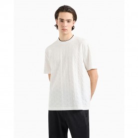 тениска,мъжки,тениски,armani,exchange,6dztlb,zj2zz,short,sleeve,t,shirt,off,white,(white)