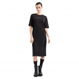 рокля,дамски,поли,и,рокли,armani,exchange,8nyacf,yjg3z,short,sleeve,dress,black,(black,gold)