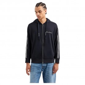 блуза,мъжки,пуловери,armani,exchange,8nzmsh,z9n1z,full,zip,sweatshirt,black