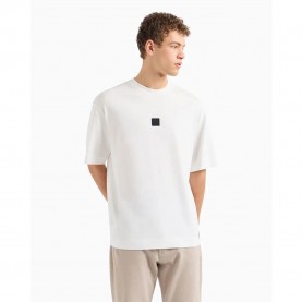 тениска,мъжки,тениски,armani,exchange,xm000118,af10361,short,sleeve,t,shirt,white,(off,white)