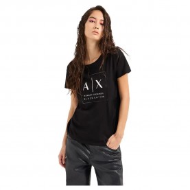 тениска,дамски,тениски,armani,exchange,xw000063,af10359,short,sleeve,t,shirt,black