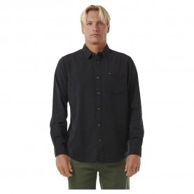 риза,с,дълъг,ръкав,мъжки,ризи,rip,curl,classic,surf,washed,long,sleeve,shirt,black