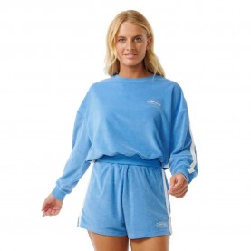 Блуза Rip curl High Tide Terry sweatshirt - Blue (Bright Blue) блуза,дамски,блузи,rip,curl,high,tide,terry,sweatshirt,blue,(bright,blue)