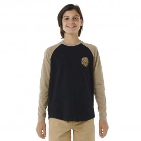 тениска,детски,тениски,rip,curl,wettie,icon,long,sleeve,t,shirt,black