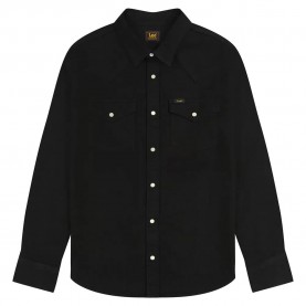 риза,с,дълъг,ръкав,мъжки,ризи,lee,regular,western,long,sleeve,shirt,black