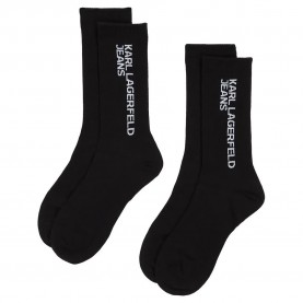 чорапи,мъжки,чорапи,karl,lagerfeld,a1m47050,socks,2,pairs,black