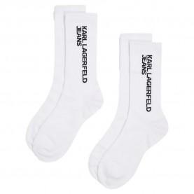 чорапи,дамски,чорапи,karl,lagerfeld,a1w47053,socks,2,pairs,white