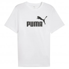 тениска,мъжки,тениски,puma,ess,n1,logo,short,sleeve,t,shirt,white