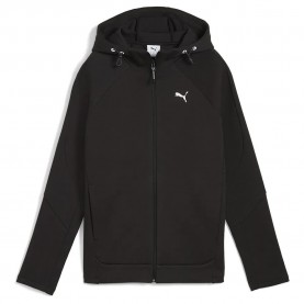блуза,дамски,блузи,puma,evostripe,full,zip,sweatshirt,black