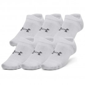 чорапи,мъжки,чорапи,under,armour,essential,no,show,socks,6,pairs,white