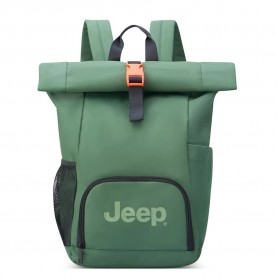 Раница Jeep J0374762003 Rolltop 22L backpack - Green (Dark green) раница,раници,jeep,j0374762003,rolltop,22l,backpack,green,(dark,green)