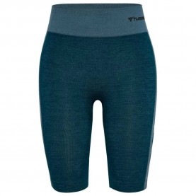 клин,дамски,клинове,дамски,чорапогащи,и,клинове,hummel,cleaa,seamless,short,leggings,blue,(6301)