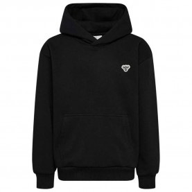 суичър,детски,блузи,hummel,loose,bee,hoodie,black