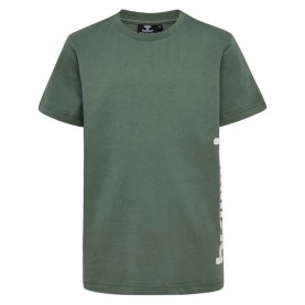 тениска,детски,тениски,hummel,print,short,sleeve,t,shirt,laurel,wreath,(green)