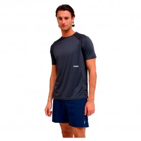 тениска,мъжки,тениски,hummel,pulse,workout,short,sleeve,t,shirt,ebony,(black)