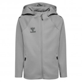блуза,детски,блузи,hummel,sigue,buscando,full,zip,sweatshirt,grey,(alloy)