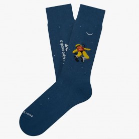 чорапи,мъжки,чорапи,jimmy,lion,2001,a,space,odyssey,astronaut,long,socks,blue,(blue)