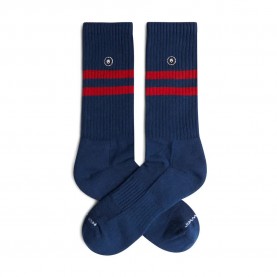 чорапи,мъжки,чорапи,jimmy,lion,athletic,essentials,stripes,crew,socks,dark,blue,(blue)