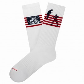чорапи,мъжки,чорапи,jimmy,lion,athletic,full,metal,jacket,flag,crew,socks,white,(white)