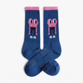 чорапи,мъжки,чорапи,jimmy,lion,athletic,giant,heart,long,socks,blue,(blue)