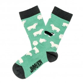 чорапи,детски,чорапи,jimmy,lion,black,sheep,crew,socks,green,(turquoise)