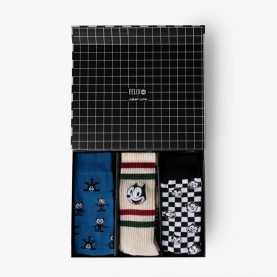 чорапи,мъжки,чорапи,jimmy,lion,felix,the,cat,crew,socks,3,pairs,multicolor
