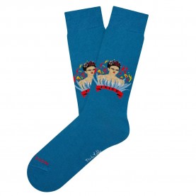 чорапи,мъжки,чорапи,jimmy,lion,frida,fuego,crew,socks,blue,(blue)