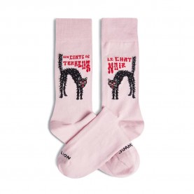 чорапи,мъжки,чорапи,jimmy,lion,le,chat,noir,crew,socks,pink,(pink)