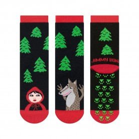 чорапи,детски,чорапи,jimmy,lion,little,red,socks,black,(black)