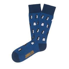 чорапи,мъжки,чорапи,jimmy,lion,penguins,crew,socks,blue