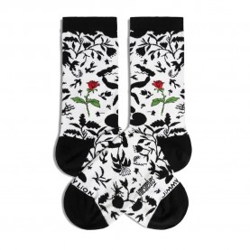 чорапи,мъжки,чорапи,jimmy,lion,ynes,suelves,garden,crew,socks,white,(white)