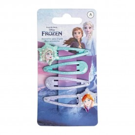 Disney Frozen hair clips 4 pieces - Blue (Blue / Blue) хигиена,аксесоари,disney,frozen,hair,clips,4,pieces,blue,(blue,blue)