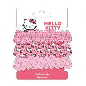 Hello kitty Hello kitty scrunchie 3 pieces - Pink (Fuchsia) хигиена,аксесоари,hello,kitty,hello,kitty,scrunchie,3,pieces,pink,(fuchsia)
