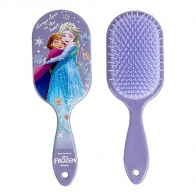 Disney Rectangular childish frozen hair brush - Purple (Blue / Blue) хигиена,аксесоари,disney,rectangular,childish,frozen,hair,brush,purple,(blue,blue)