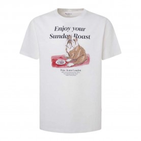 тениска,мъжки,тениски,pepe,jeans,axel,short,sleeve,t,shirt,off,white,(white)
