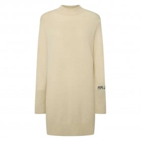 рокля,дамски,поли,и,рокли,pepe,jeans,hazel,long,sleeve,short,dress,beige