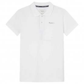 детски,блузи,с,яка,pepe,jeans,lance,short,sleeve,polo,white