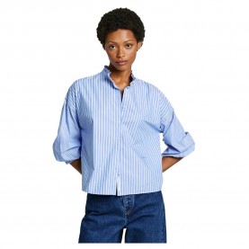 риза,с,дълъг,ръкав,дамски,блузи,дамски,ризи,pepe,jeans,pipery,long,sleeve,shirt,blue