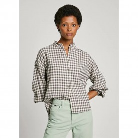 риза,с,дълъг,ръкав,дамски,блузи,дамски,ризи,pepe,jeans,priya,long,sleeve,shirt,grey