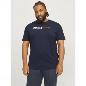 тениска,мъжки,тениски,jack,&,jones,corp,logo,play,plus,short,sleeve,t,shirt,navy,blazer,play,5,(blue)