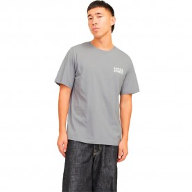 Тениска Jack & jones Corp Logo short sleeve T-shirt - Grey (Ultimate Grey / Small Print) тениска,мъжки,тениски,jack,&,jones,corp,logo,short,sleeve,t,shirt,grey,(ultimate,grey,small,print)