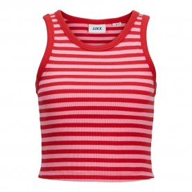 Потник Jack & jones Fallon Str JJXX Sleeveless Top - Red (Racing Red / Morning Glory) потник,дамски,топове,jack,&,jones,fallon,str,jjxx,sleeveless,top,red,(racing,red,morning,glory)