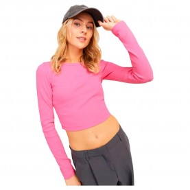 фланелка,с,дълъг,ръкав,дамски,топове,jack,&,jones,feline,str,rib,jjxx,long,sleeve,top,pink,(morning,glory)