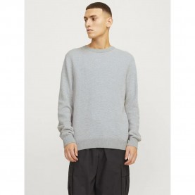 блуза,мъжки,пуловери,jack,&,jones,globe,sweater,grey,(light,grey,melange)