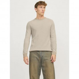 блуза,мъжки,пуловери,jack,&,jones,globe,sweater,oatmeal,(beige)
