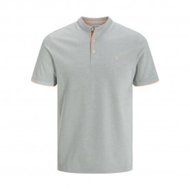 мъжки,блузи,с,яка,jack,&,jones,paulos,mao,short,sleeve,polo,iceberg,green,(grey)