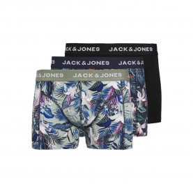 боксерки,мъжко,бельо,jack,&,jones,brady,flower,boxers,3,units,sky,captain,iceberg,green,black,(multicolor)