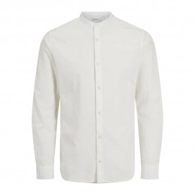 риза,с,дълъг,ръкав,мъжки,ризи,jack,&,jones,breeze,band,sn,plus,long,sleeve,shirt,white